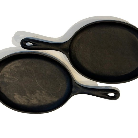 2 -New Star Foodservice Commerical Grade Cast Iron Fajita Skillet Japanese Steak - Picture 6 of 8